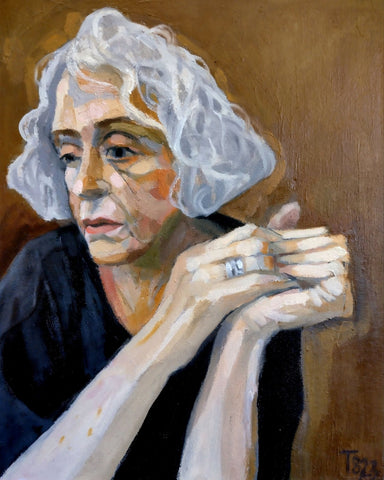 Woman With Folded Hands