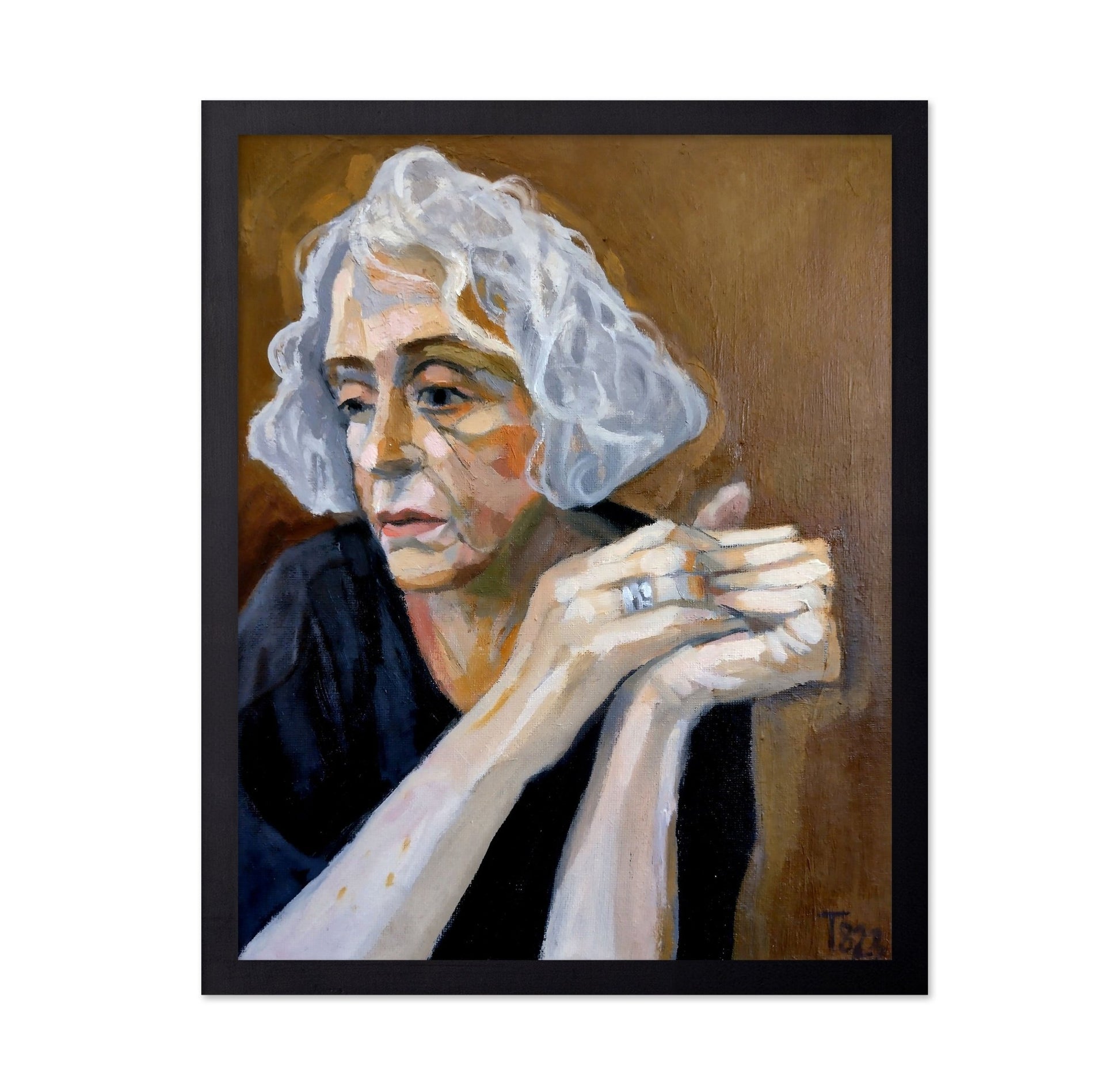 Woman With Folded Hands