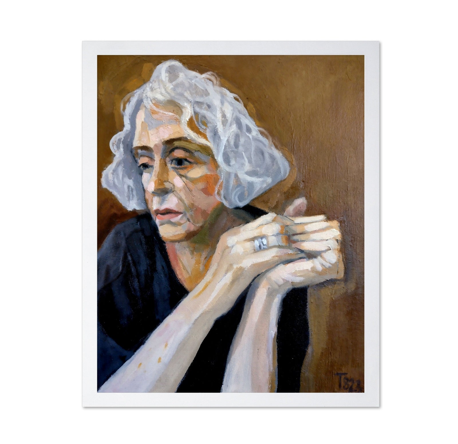 Woman With Folded Hands