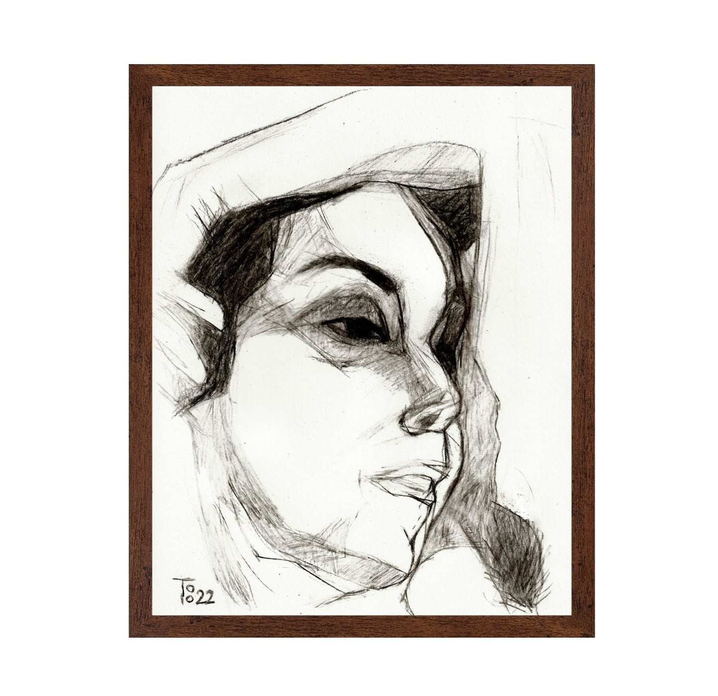 Side Face Sketch