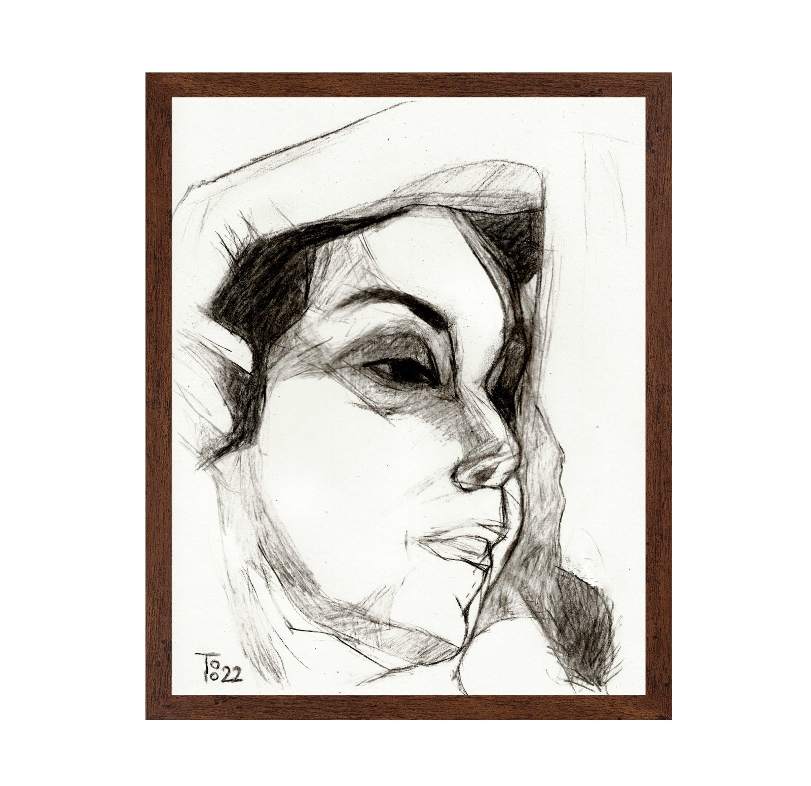 Side Face Sketch