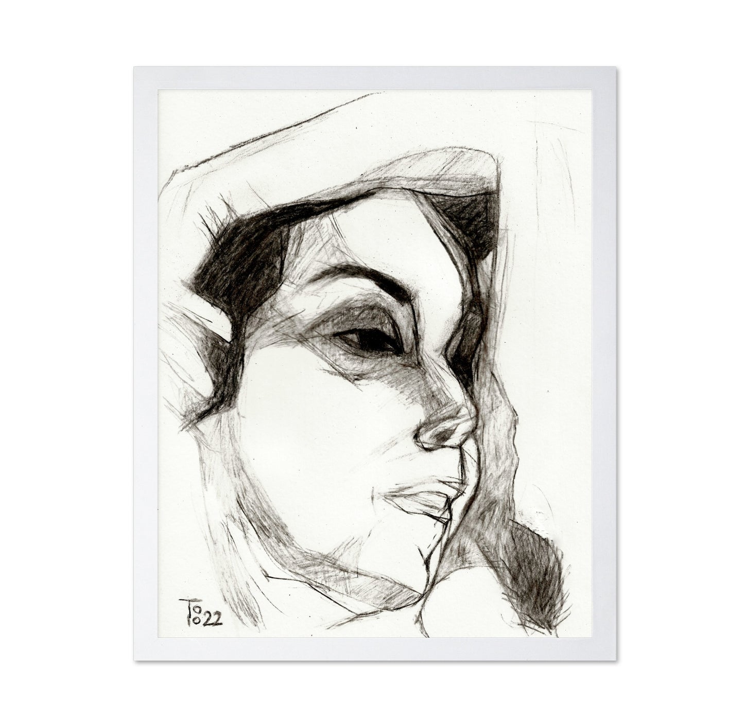 Side Face Sketch