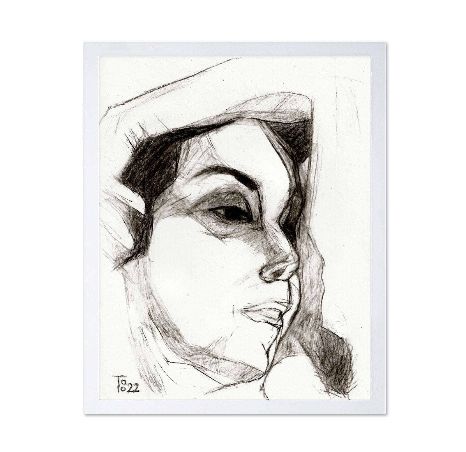 Side Face Sketch
