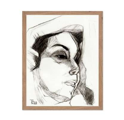 Side Face Sketch