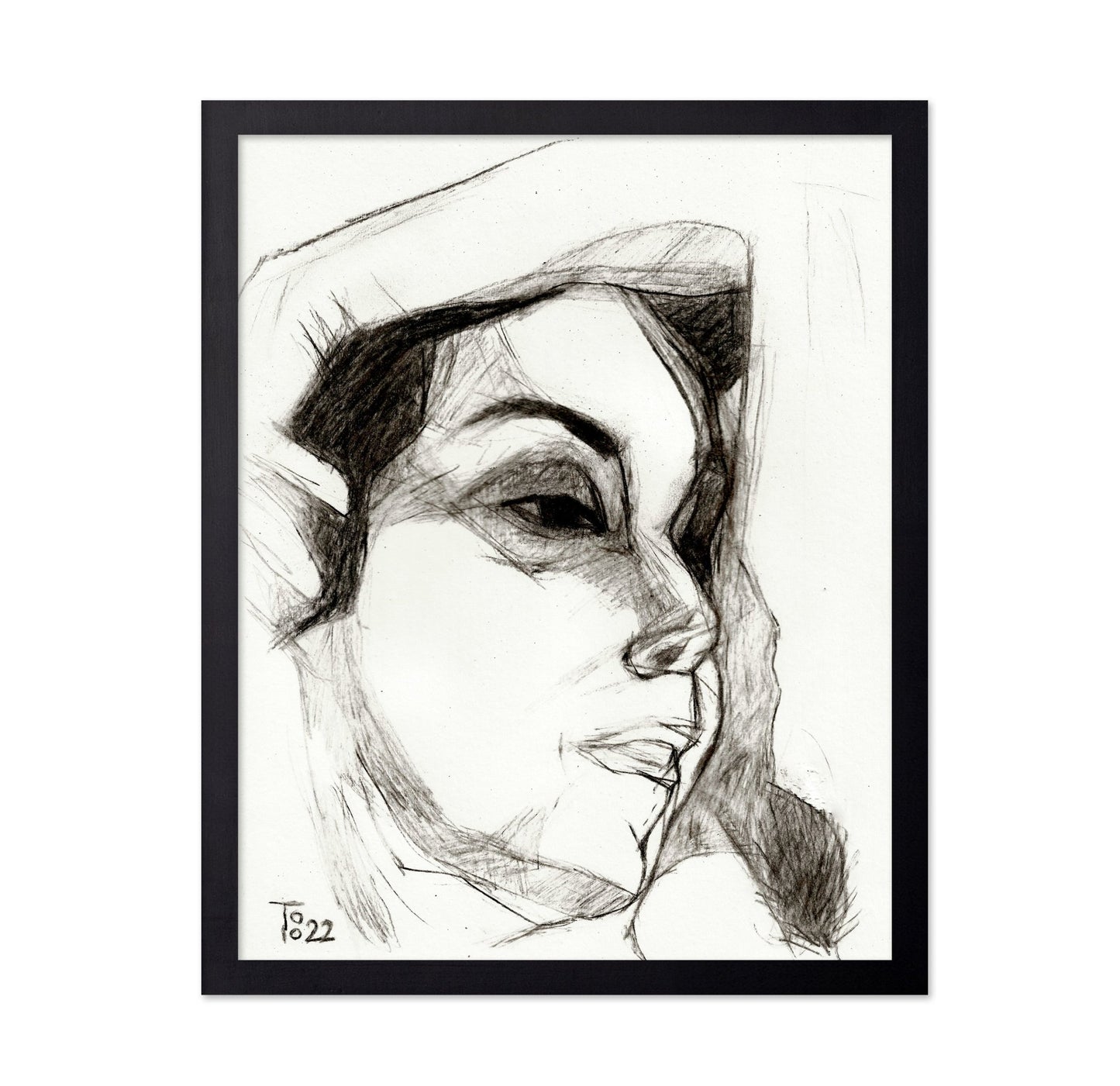 Side Face Sketch