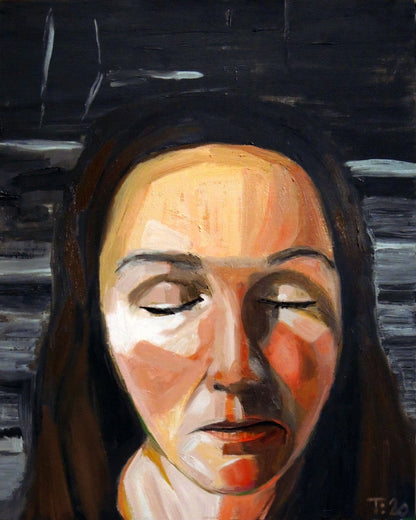 Closed Eyes Portrait