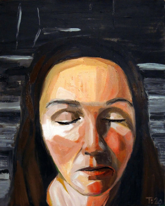 Closed Eyes Portrait