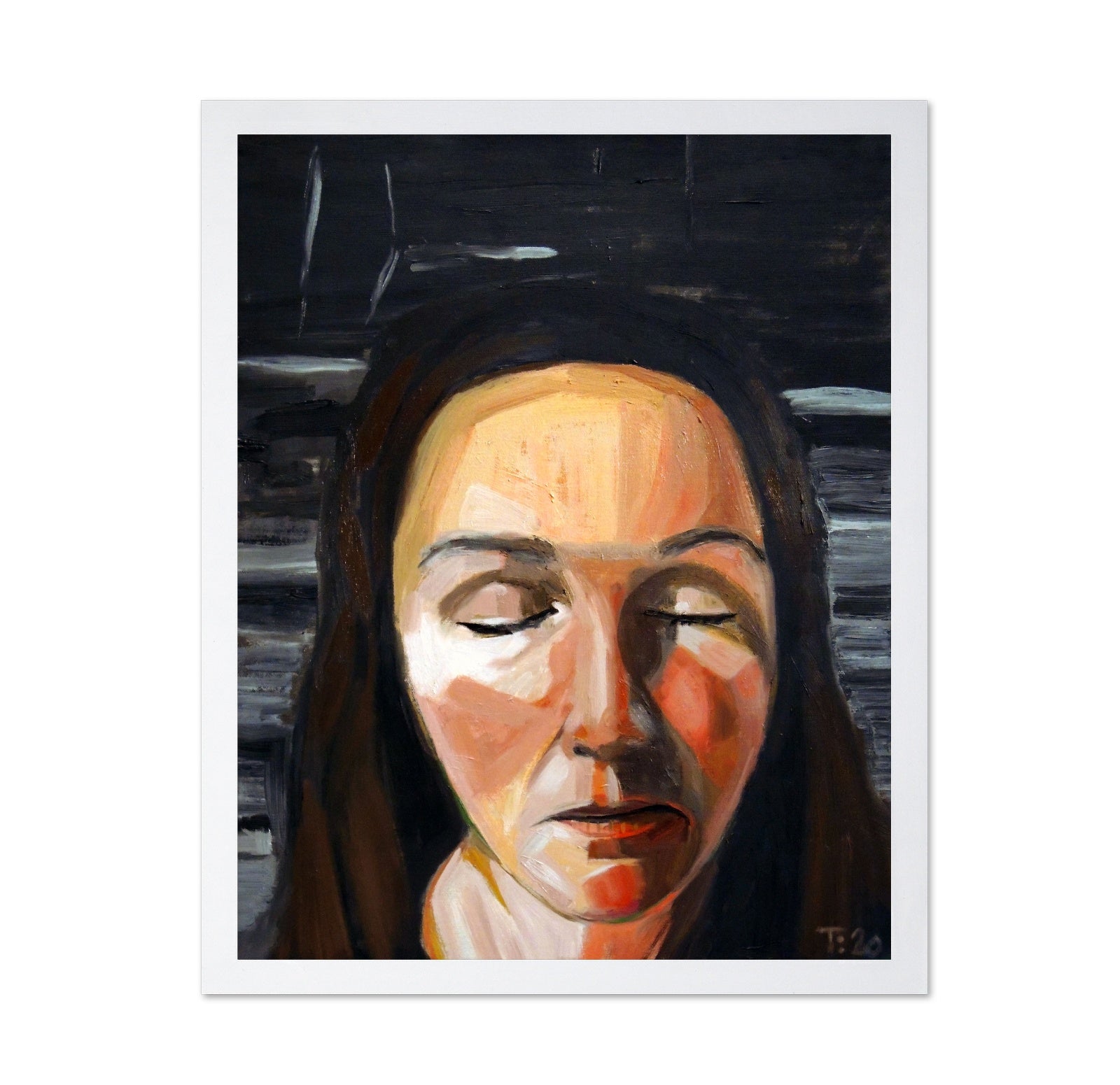Closed Eyes Portrait