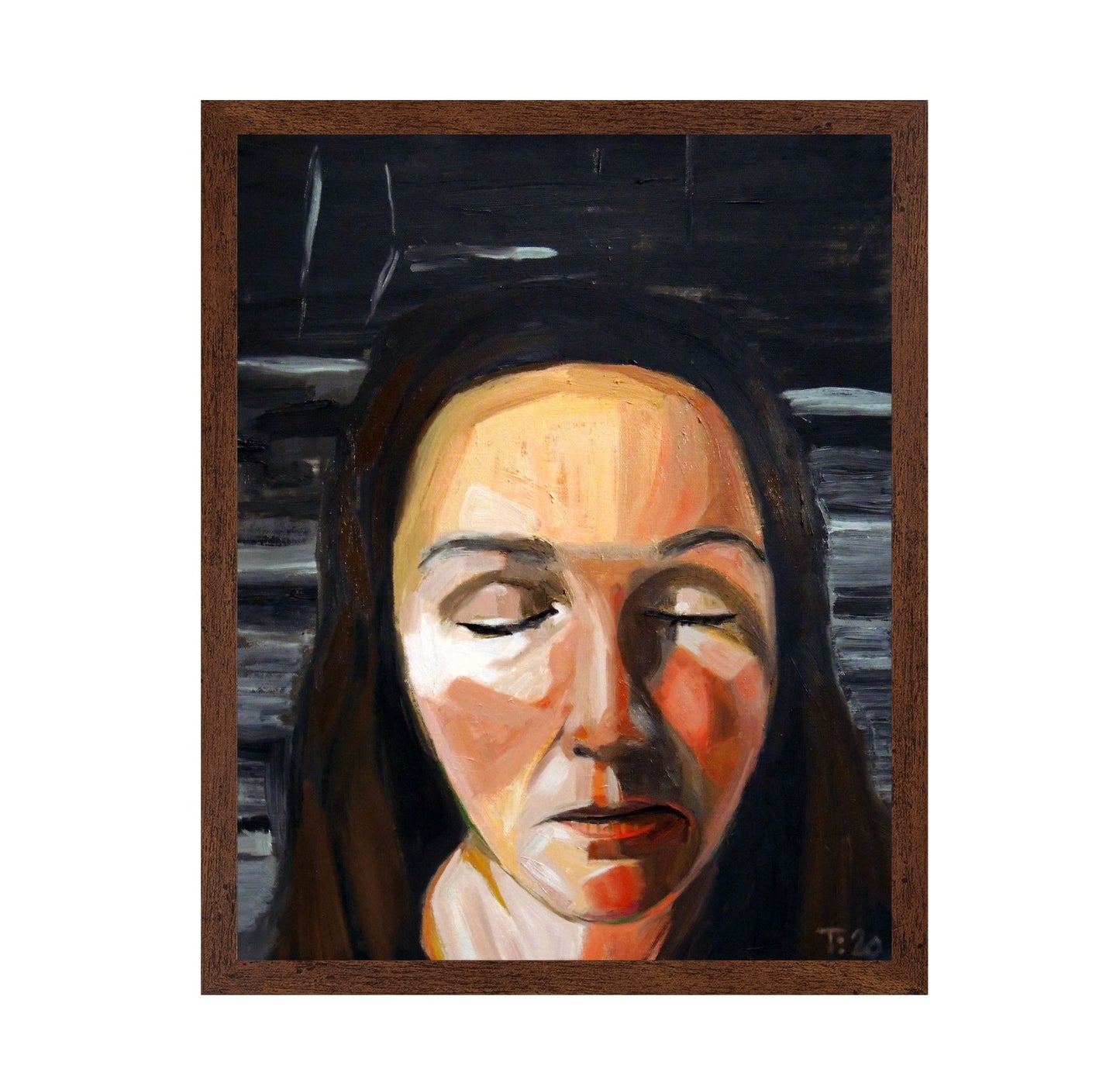 Closed Eyes Portrait