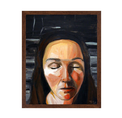 Closed Eyes Portrait