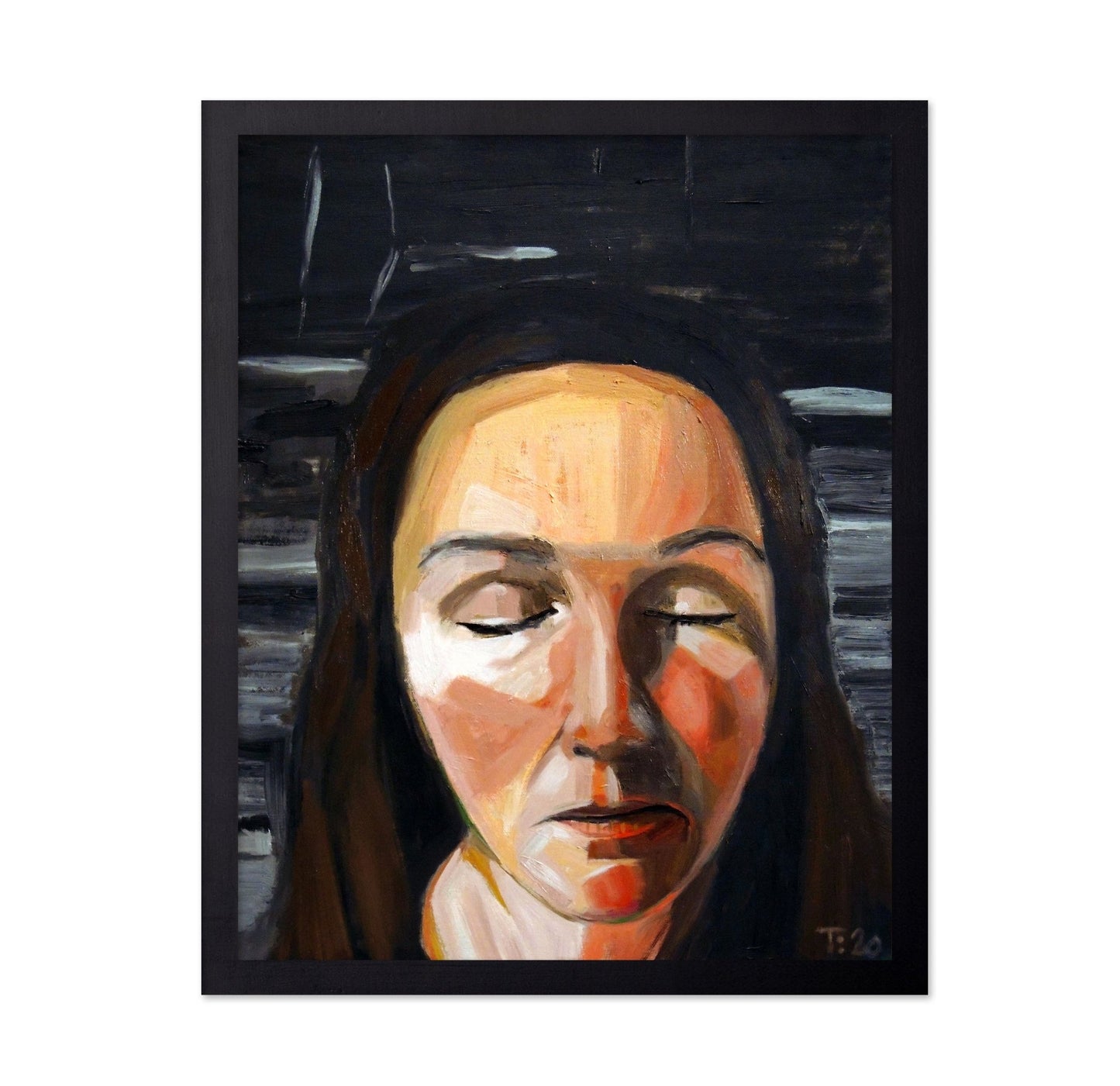 Closed Eyes Portrait