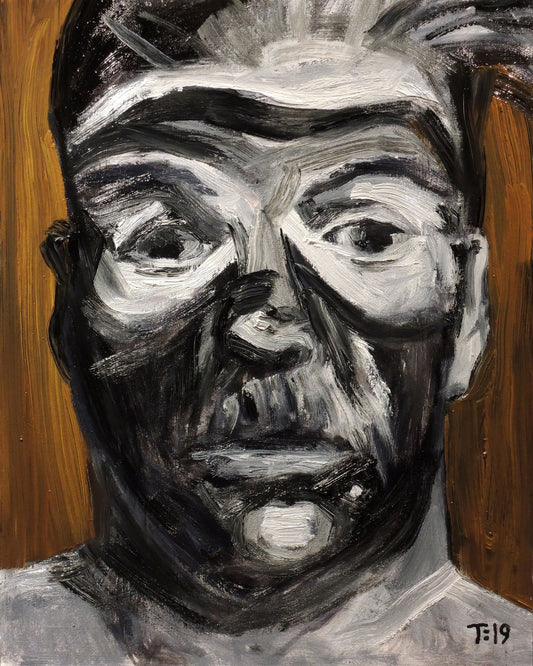 Monochrome Face Study