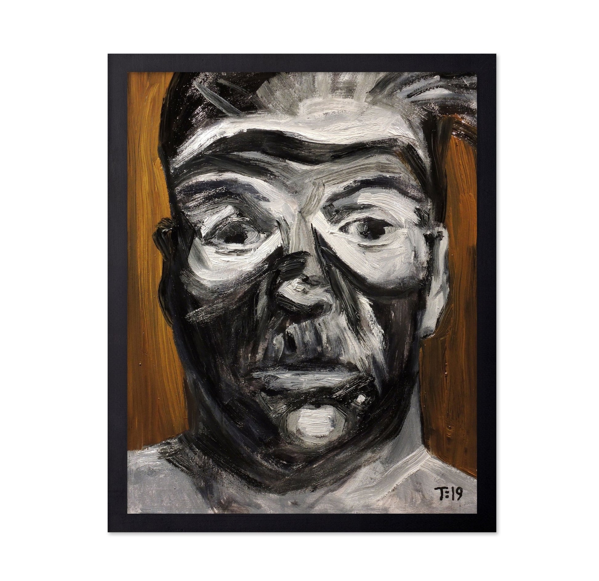 Monochrome Face Study