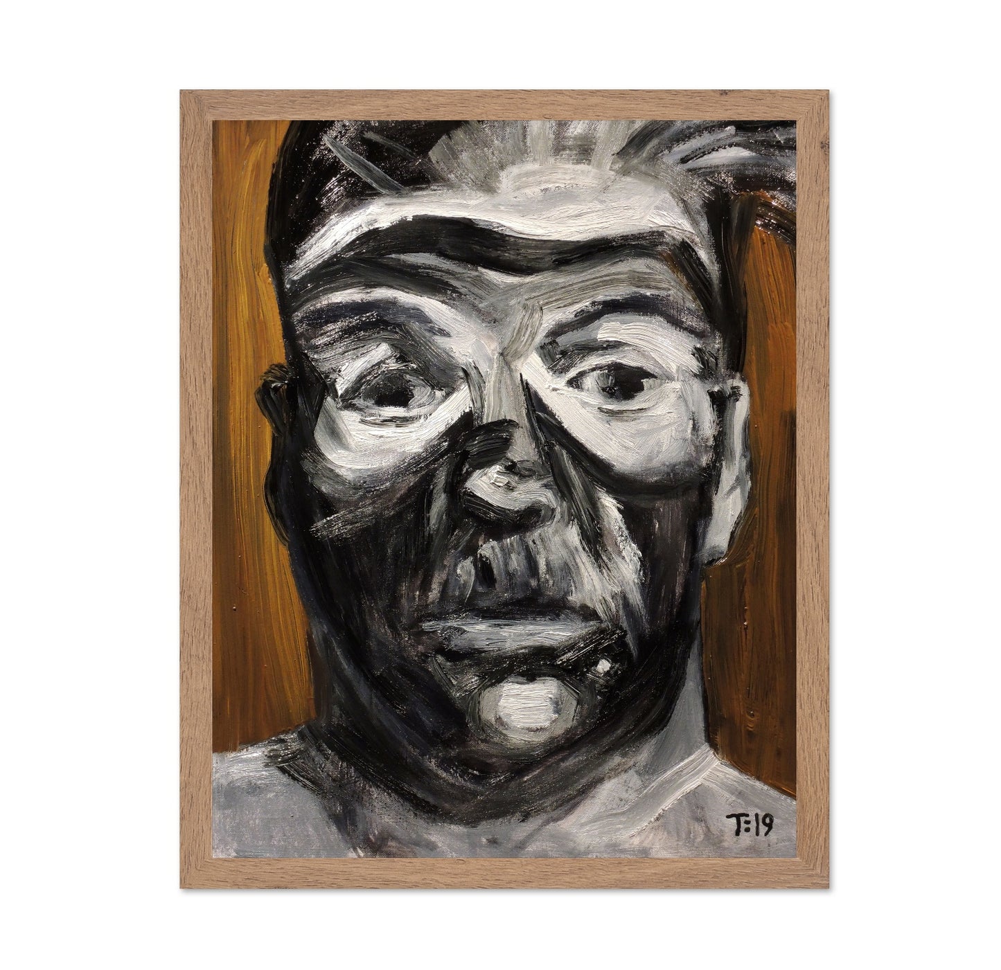 Monochrome Face Study