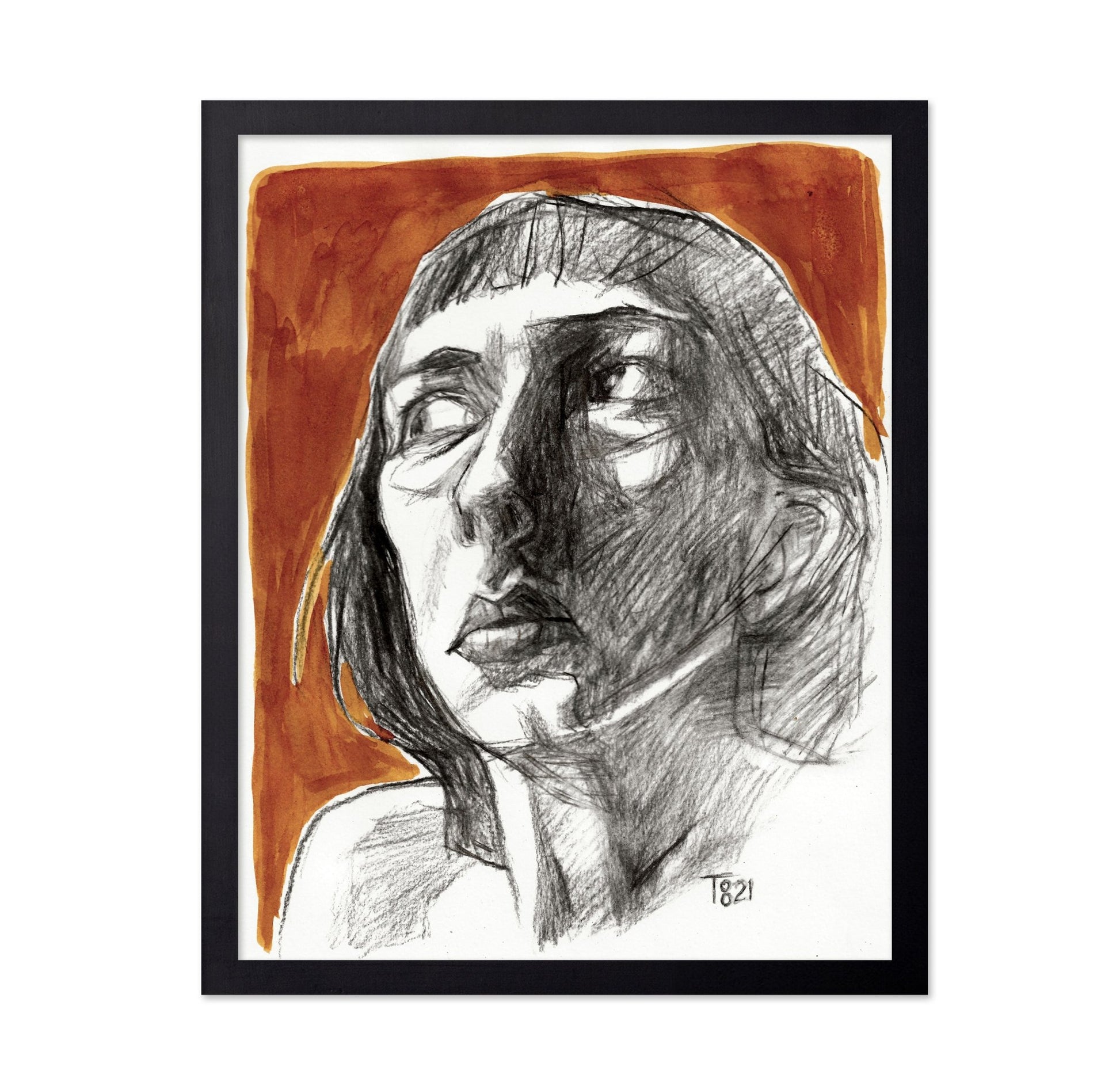 Side Gaze Sketch