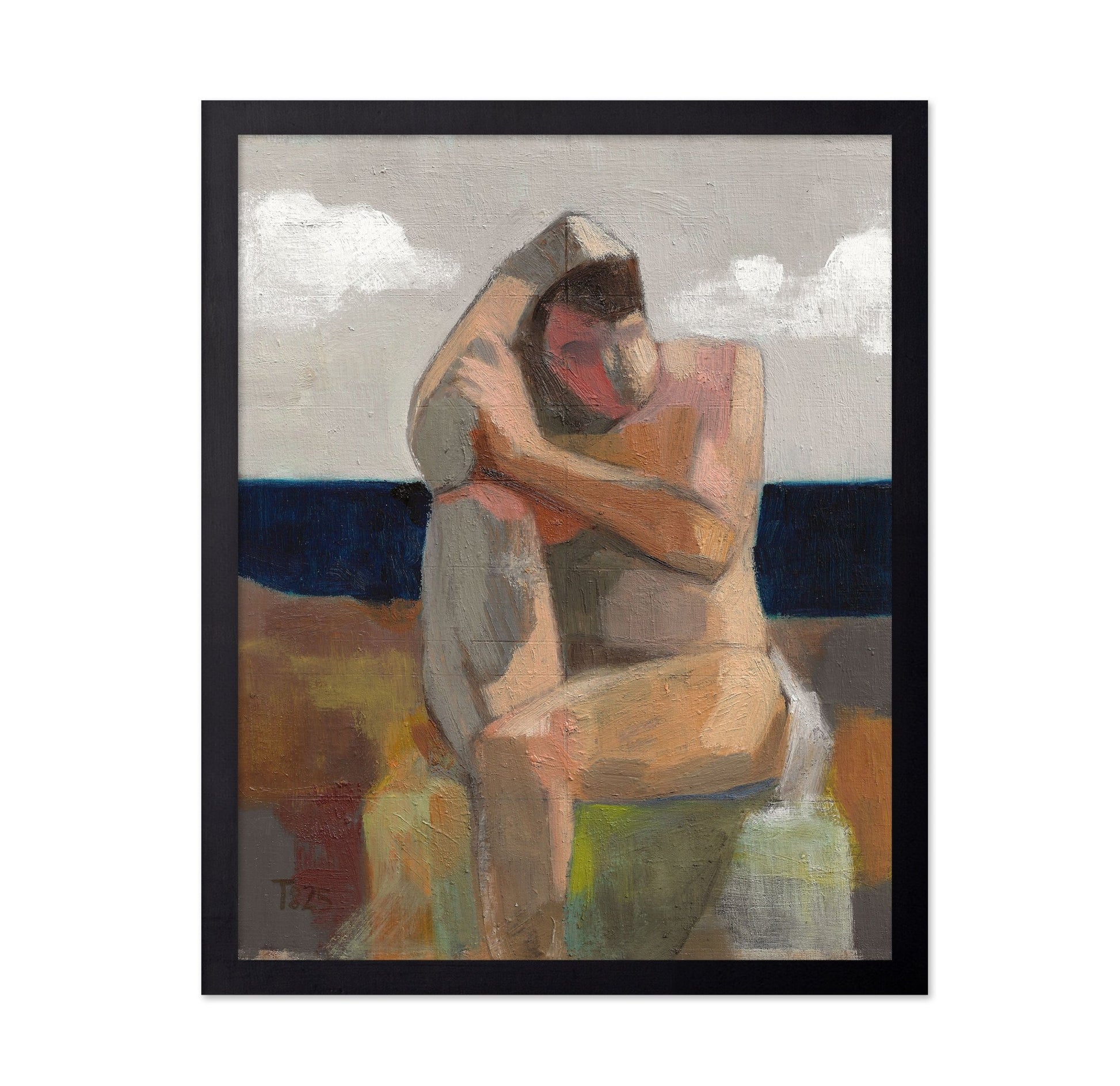 Seated Figure Embrace