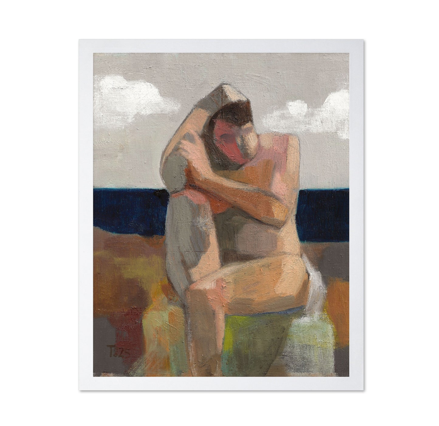 Seated Figure Embrace