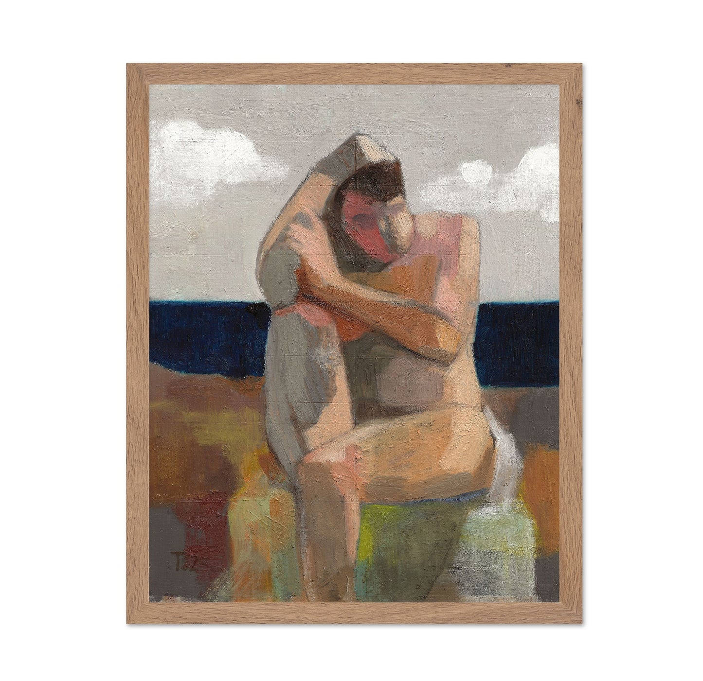 Seated Figure Embrace