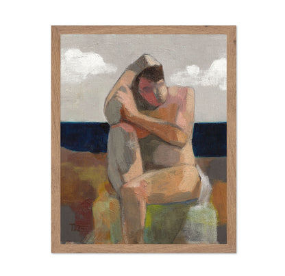 Seated Figure Embrace