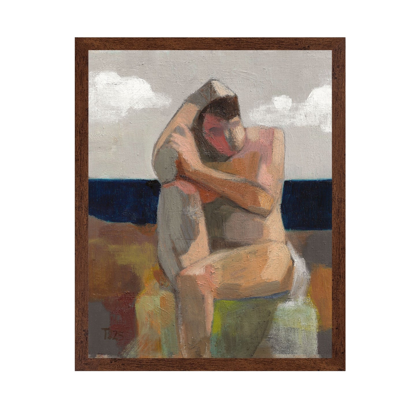 Seated Figure Embrace