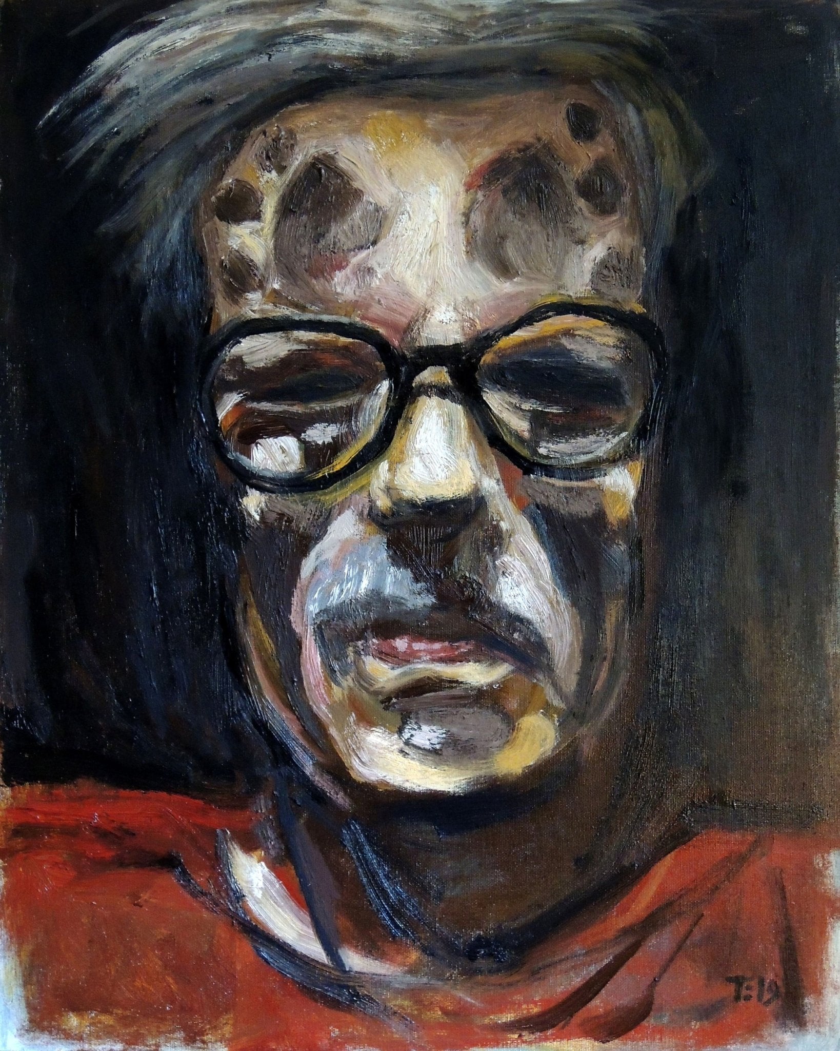 Elder With Glasses