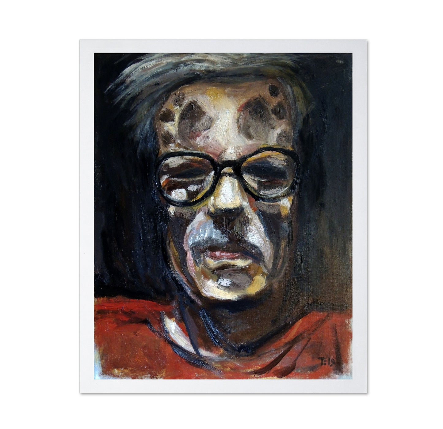 Elder With Glasses