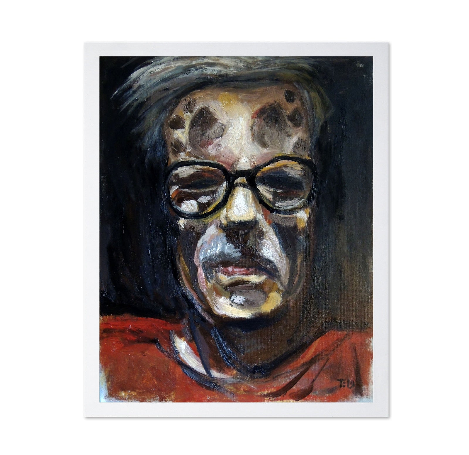Elder With Glasses