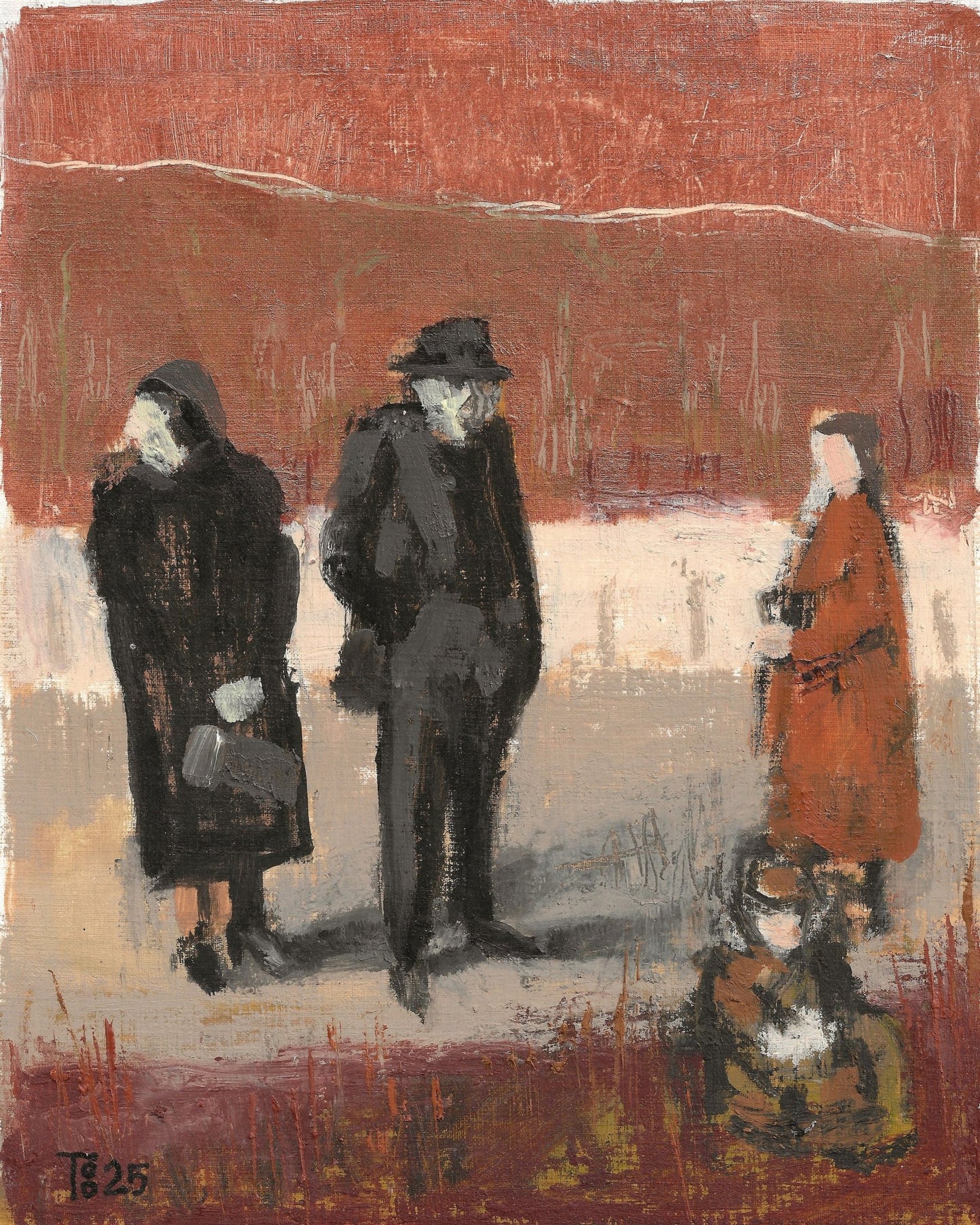 Street Figures Scene