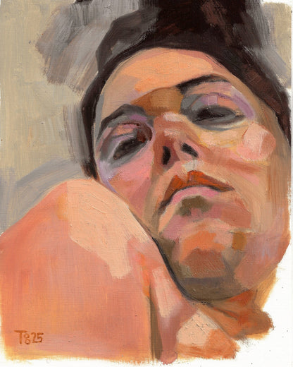 Looking Down Portrait