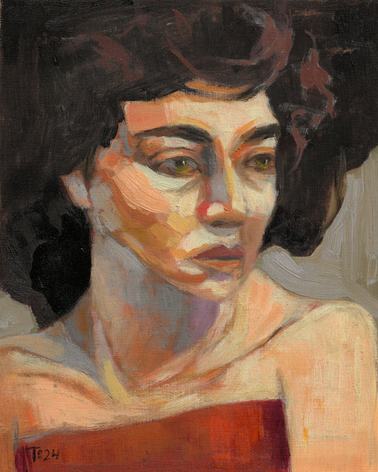 Expressive Woman Portrait