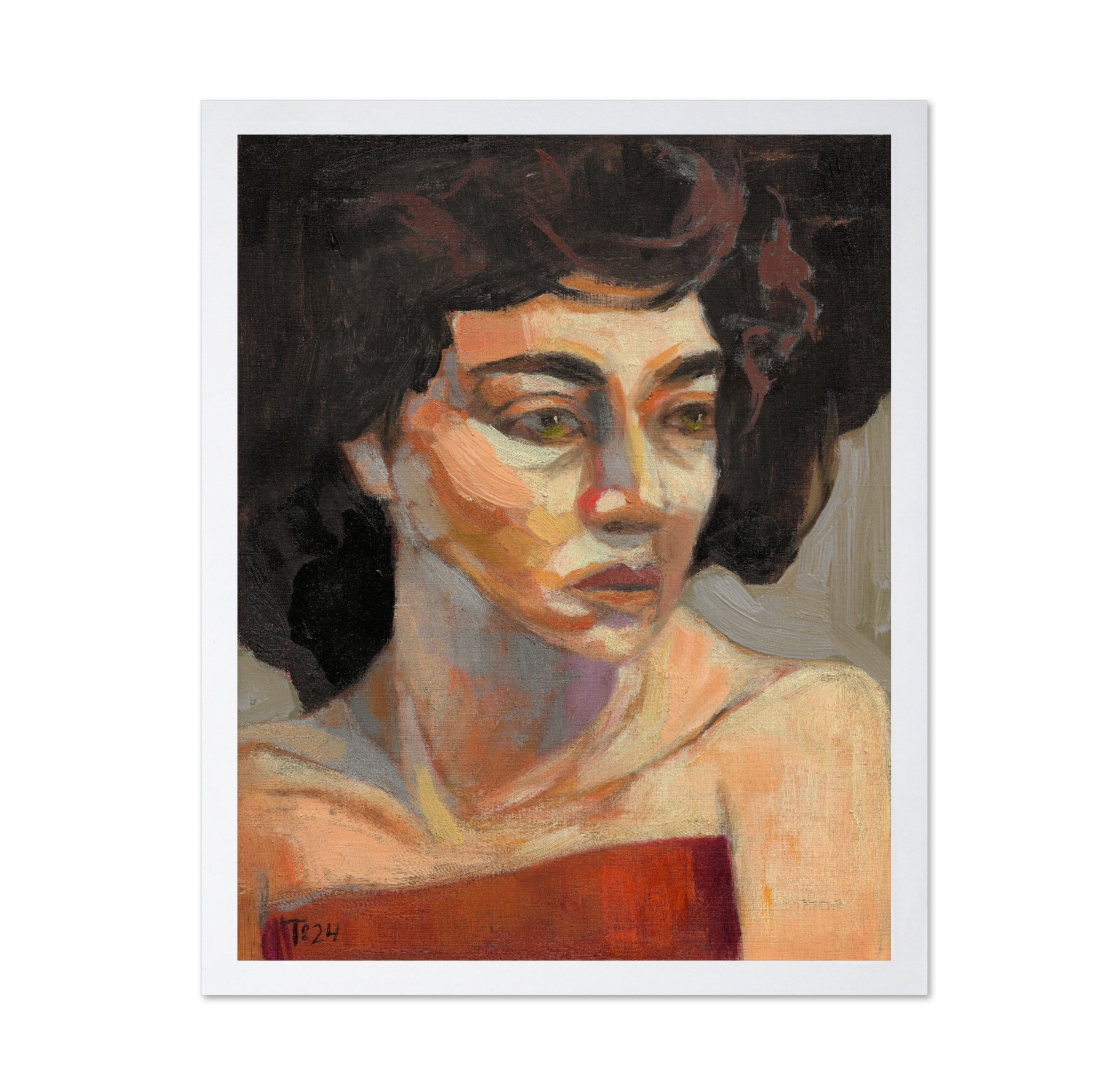 Expressive Woman Portrait