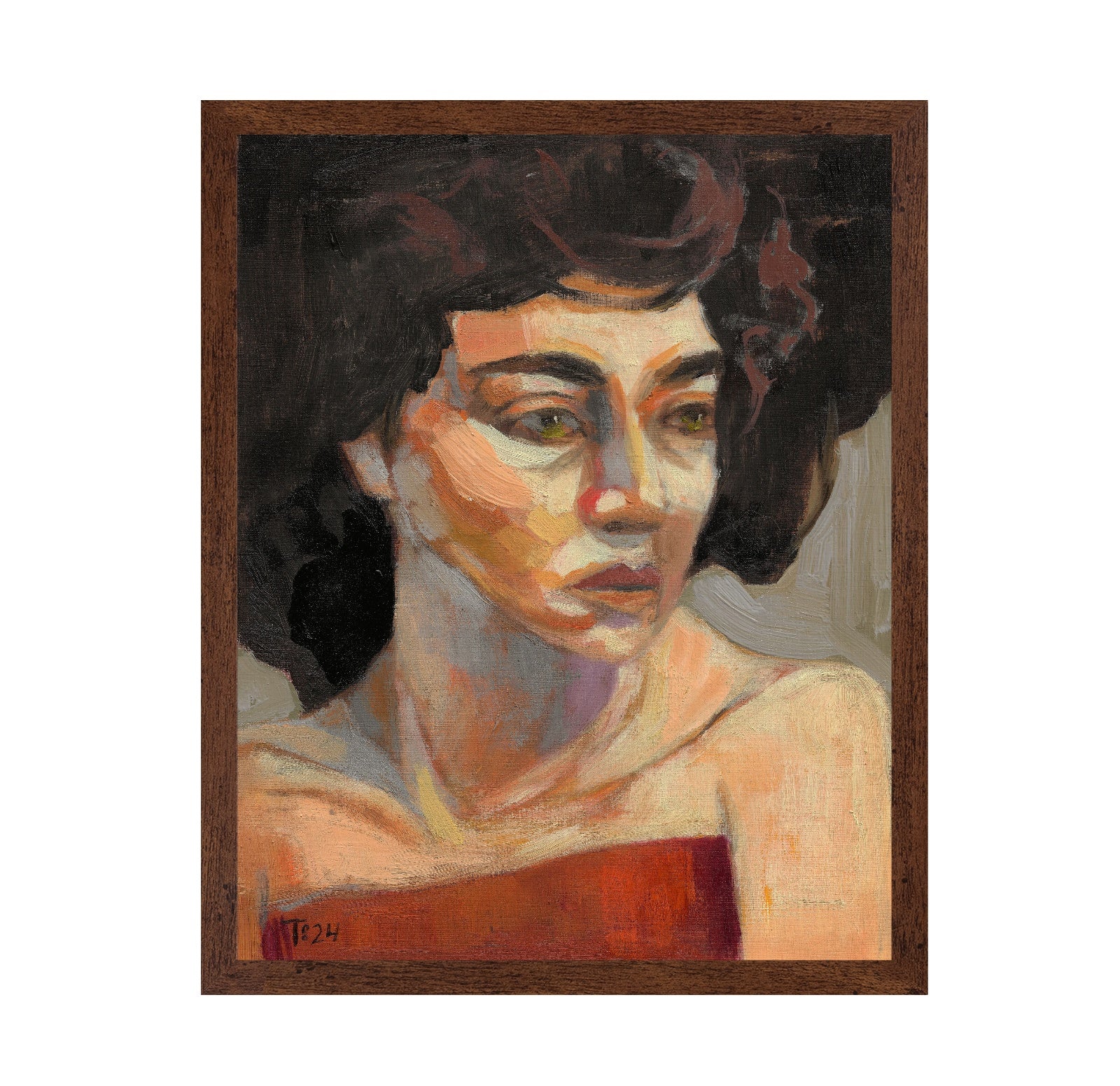 Expressive Woman Portrait