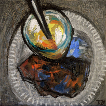 Abstract Still Life Bowl