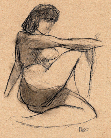 Seated Nude Sketch