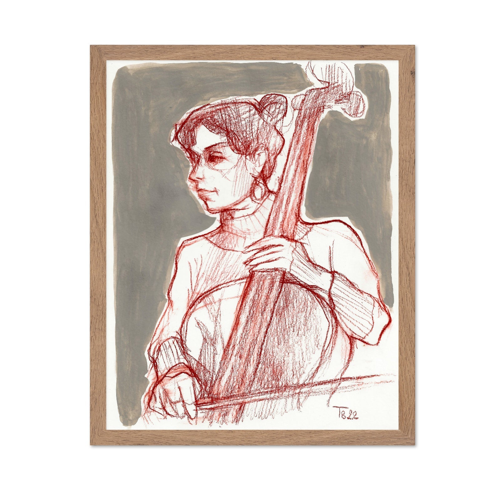 Cello Player Sketch