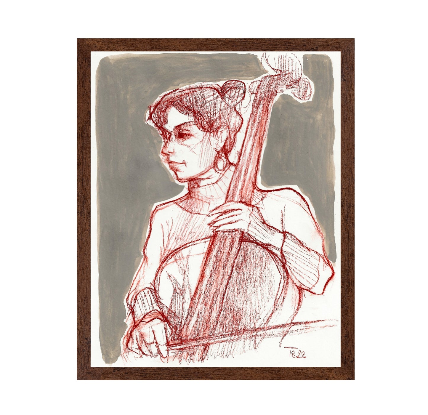 Cello Player Sketch