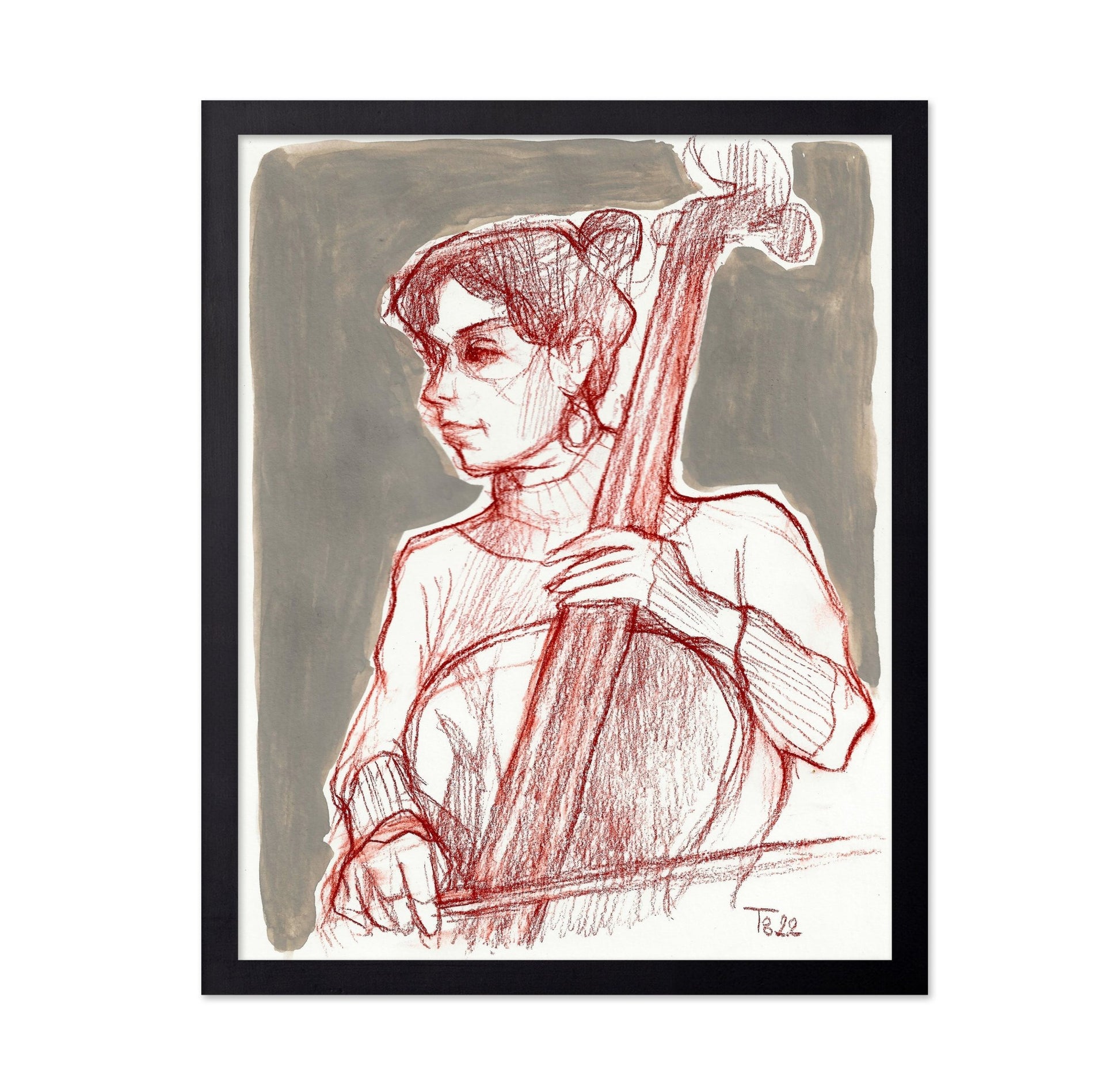 Cello Player Sketch