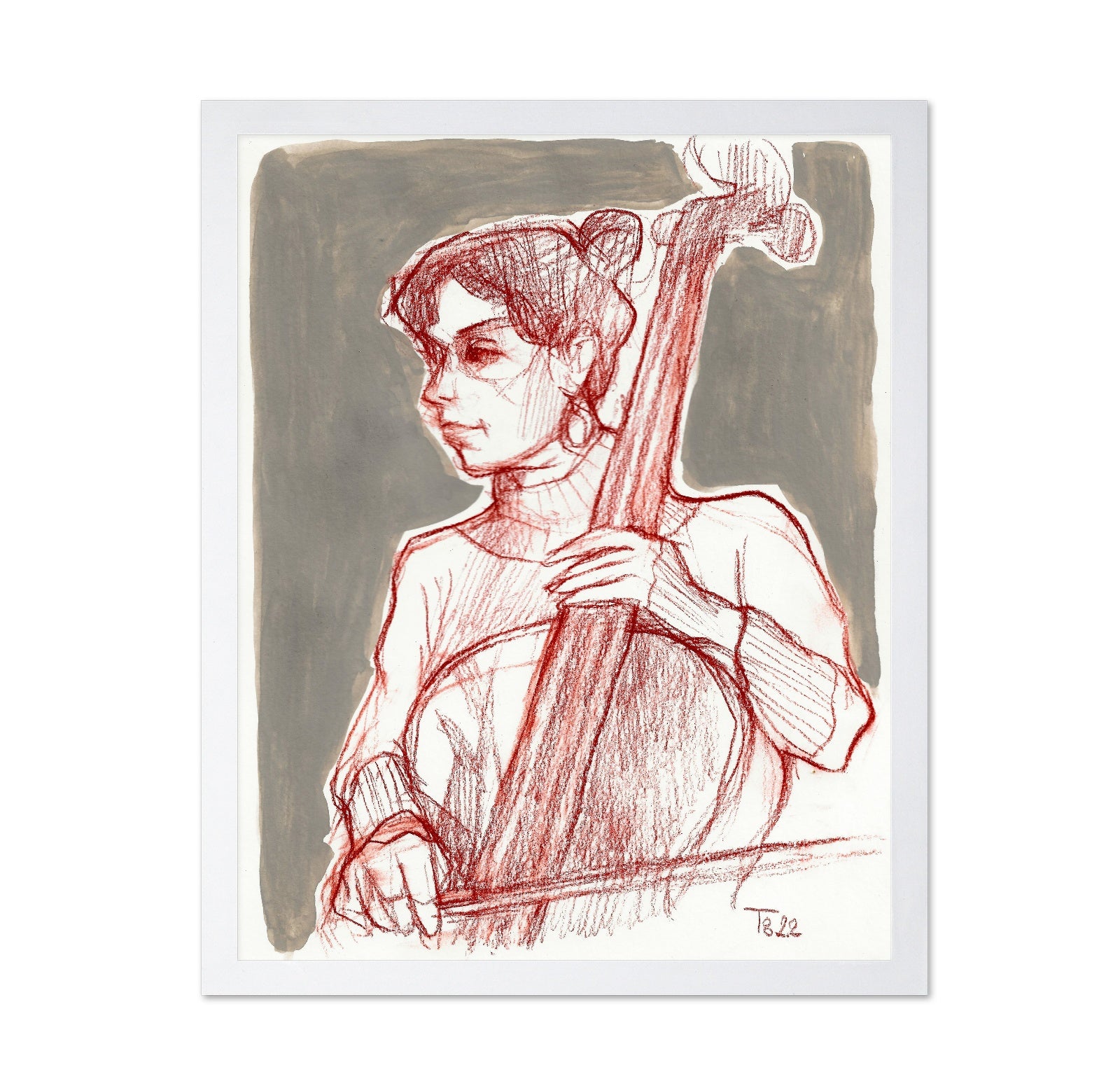 Cello Player Sketch