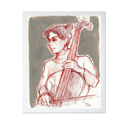 Cello Player Sketch