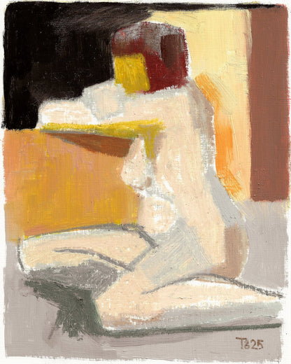 Seated Nude Abstract