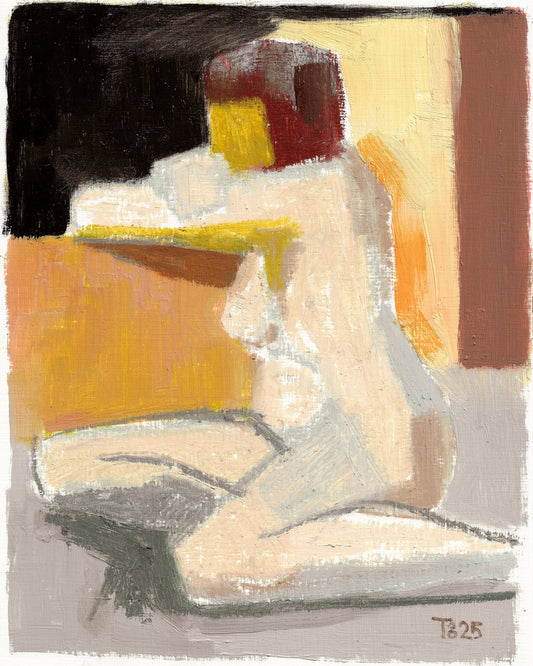 Seated Nude Abstract
