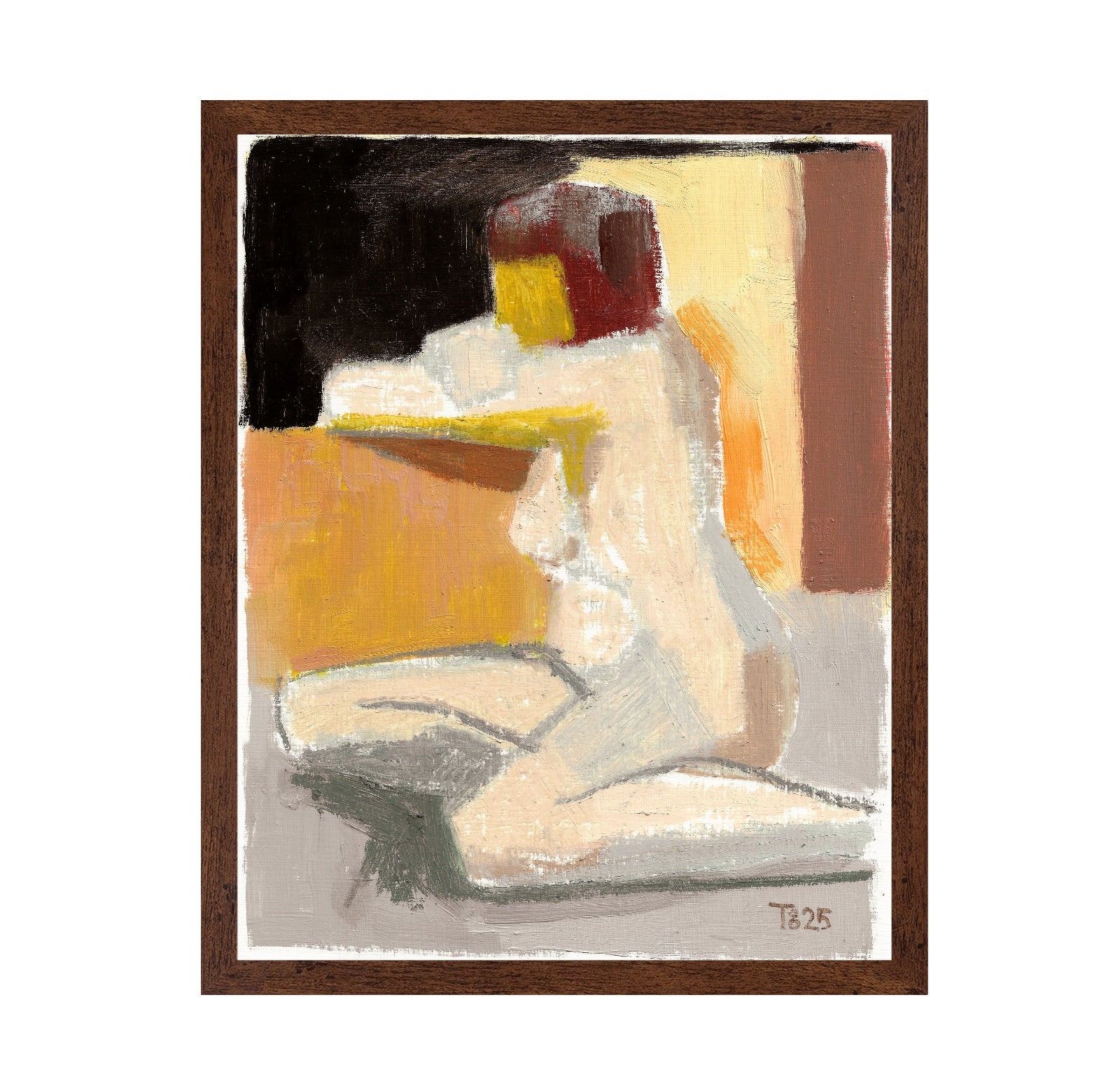Seated Nude Abstract