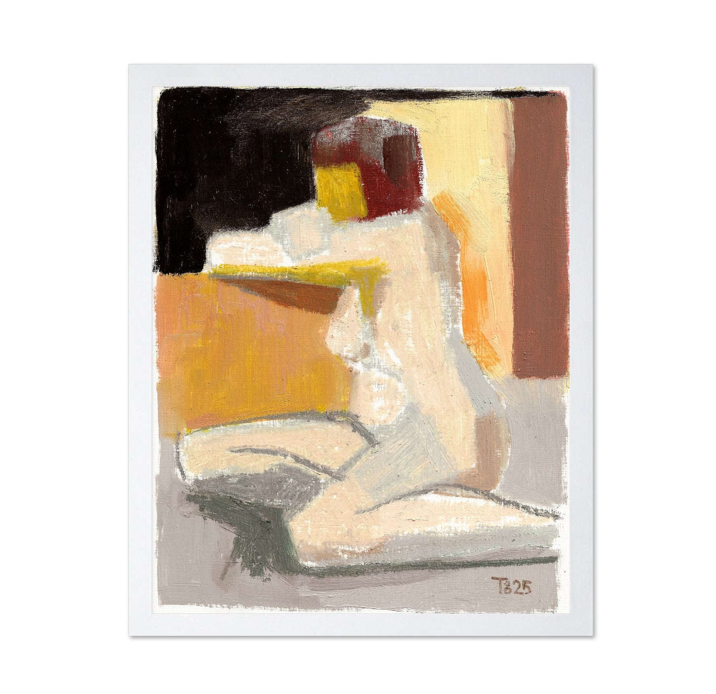 Seated Nude Abstract