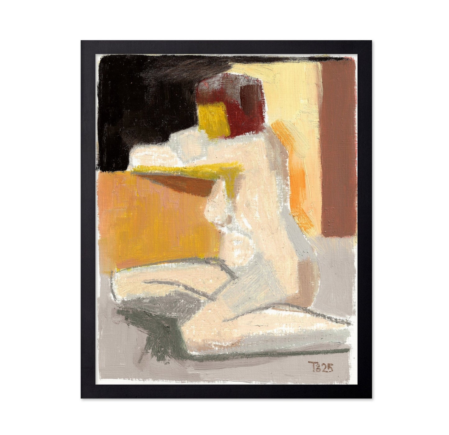 Seated Nude Abstract