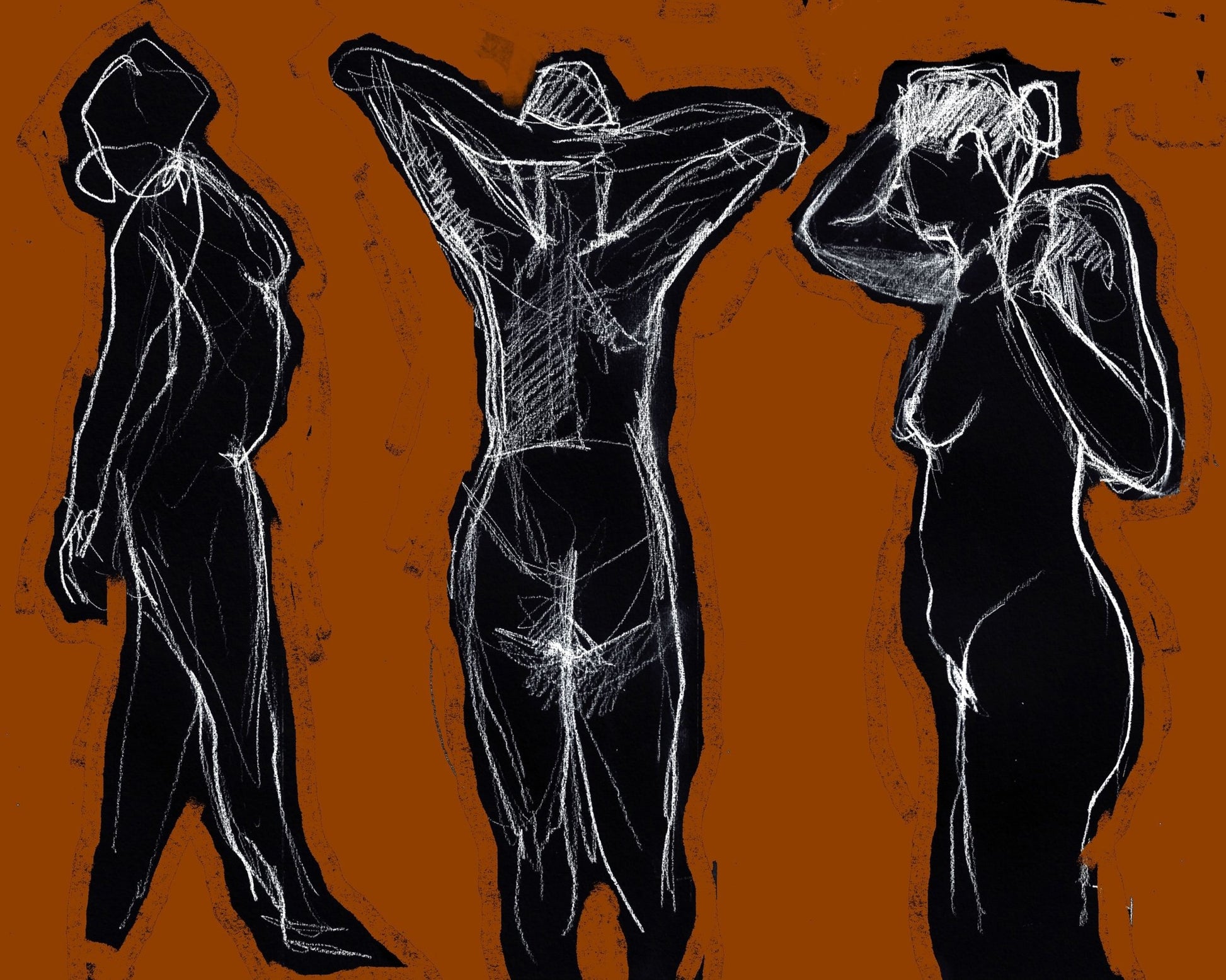 Three Figure Silhouettes