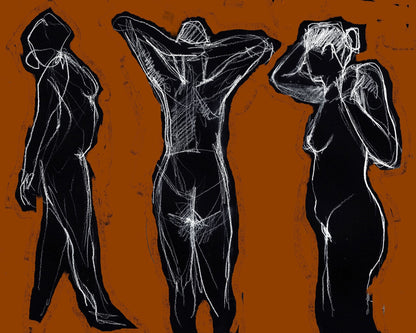 Three Figure Silhouettes