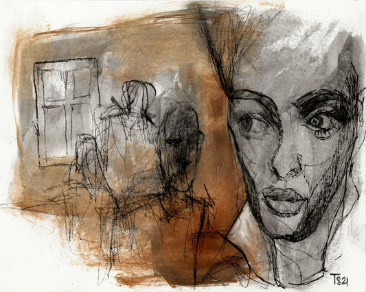 Fragmented Face Study No2
