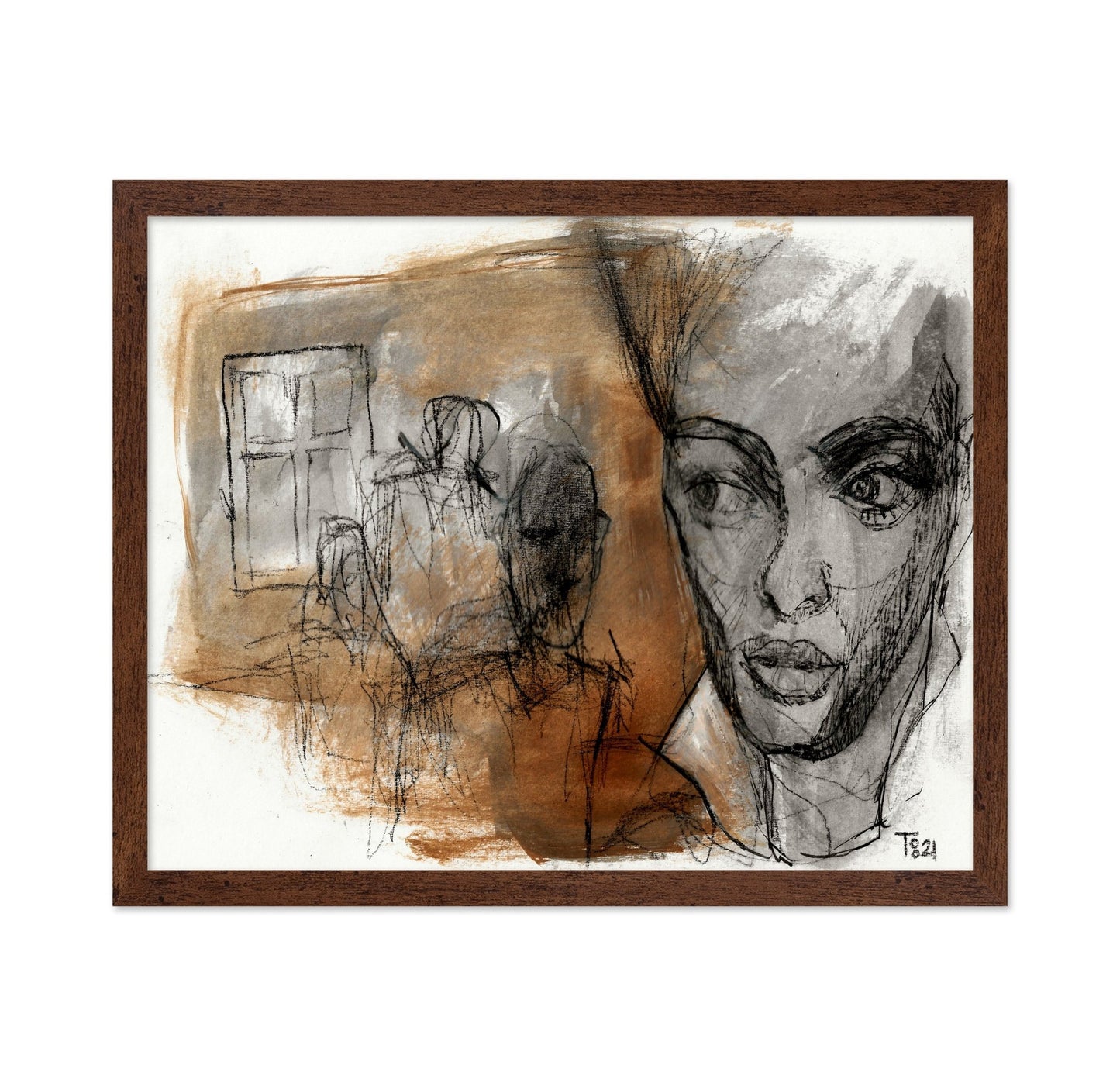 Fragmented Face Study No2