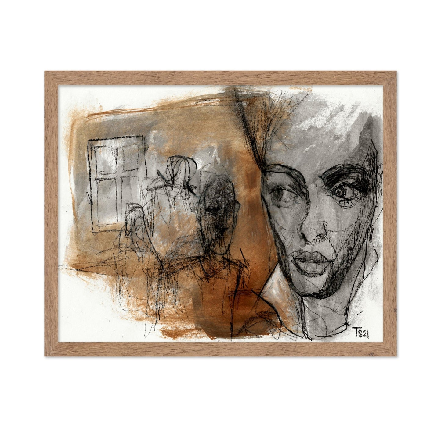 Fragmented Face Study No2