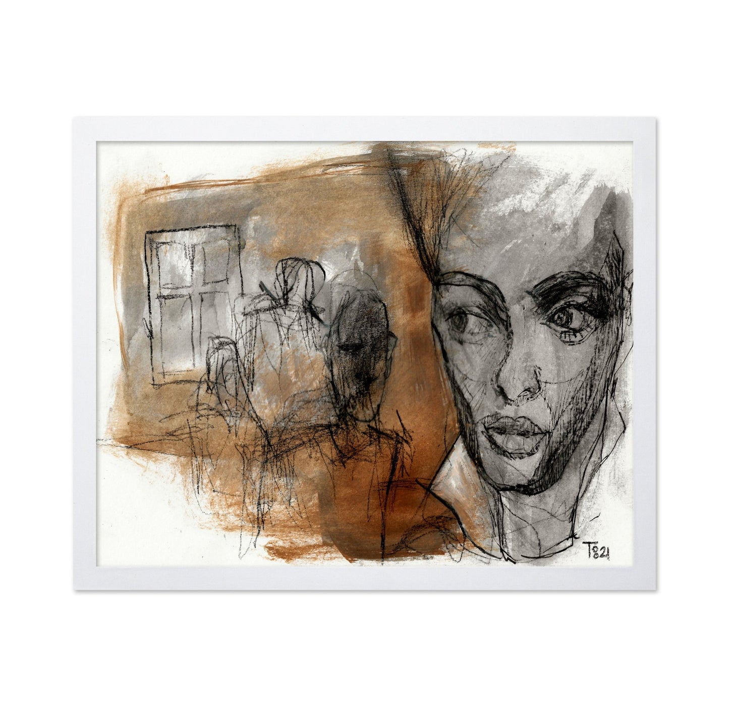 Fragmented Face Study No2